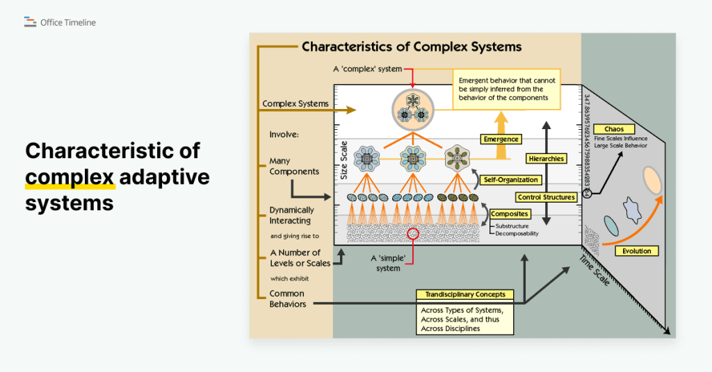Characteristics of complex adaptive systems